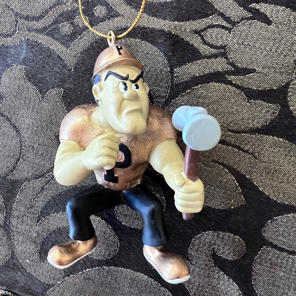 Circa 2000 Vintage Purdue Pete Ornament Figure in original box